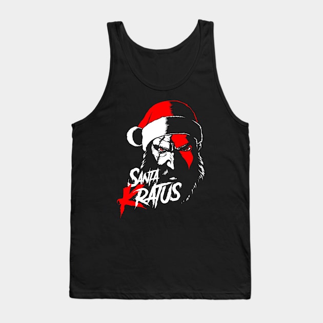 Santa Kratus Tank Top by Yexart